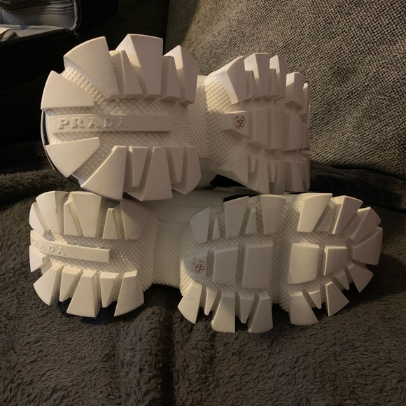 Size 6 cloudburst thunder prada shoes. - Picture 4 of 4